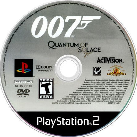 007 Quantum of Solace - (Game Only) (Playstation 2)