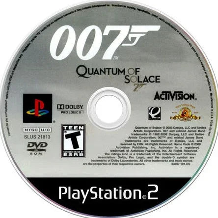 007 Quantum of Solace - (Game Only) (Playstation 2)