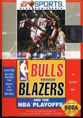 Bulls Vs Blazers and the NBA Playoffs - (Game Only) (Sega Genesis)