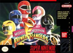 Mighty Morphin Power Rangers - (Game Only) (Super Nintendo)