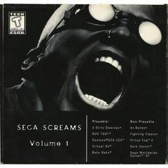 Sega Screams: Volume 1 - (Game Only) (Sega Saturn)