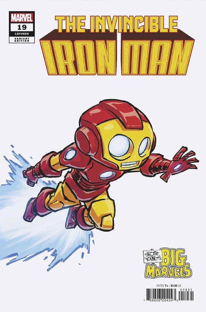 Invincible Iron Man #19 Skottie Young Big Marvel Variant