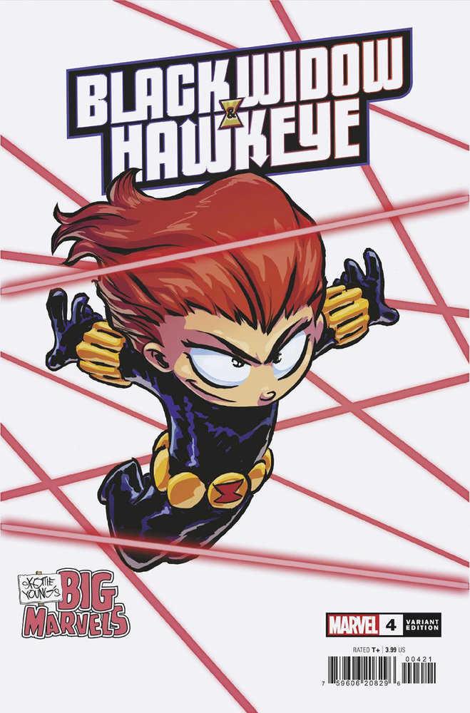 Black Widow And Hawkeye #4 - Skottie Young Big Marvel Variant
