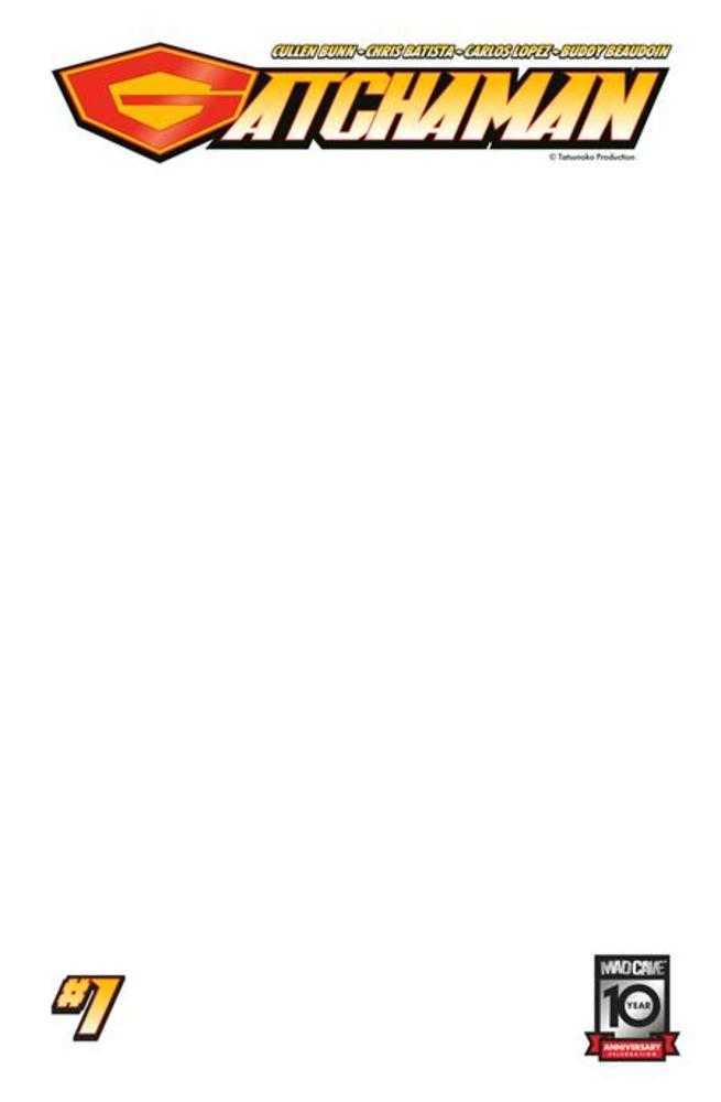 Gatchaman #1 Cover D Blank Sketch