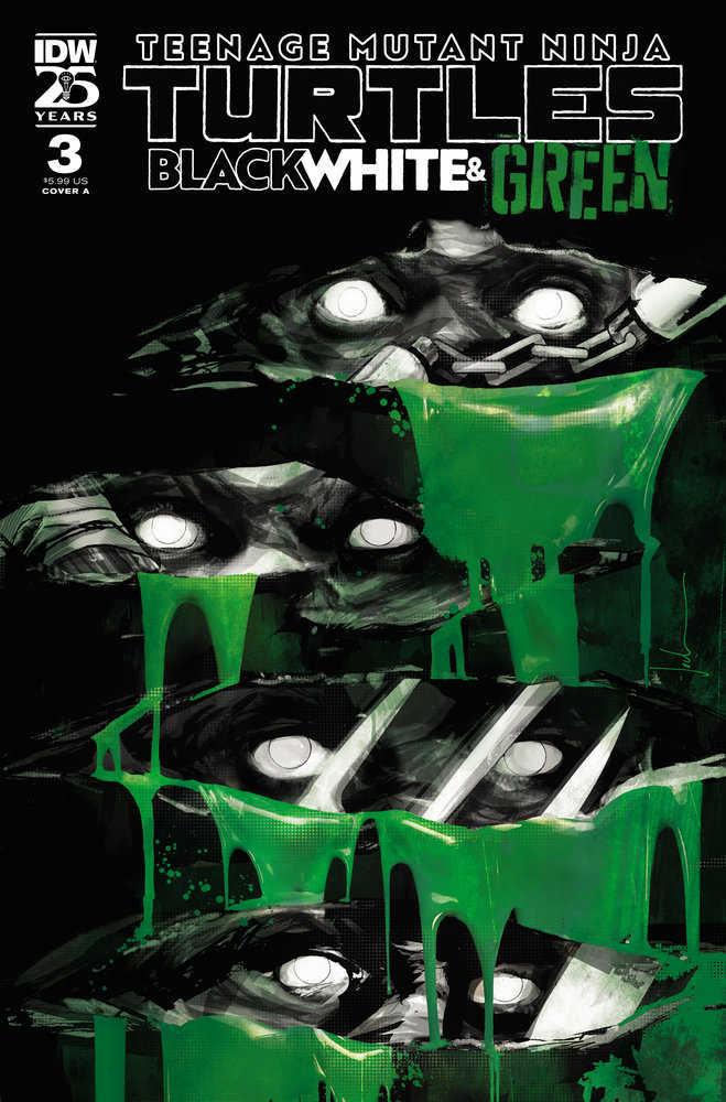 Teenage Mutant Ninja Turtles Black White & Green #3 Cover A (Jock)