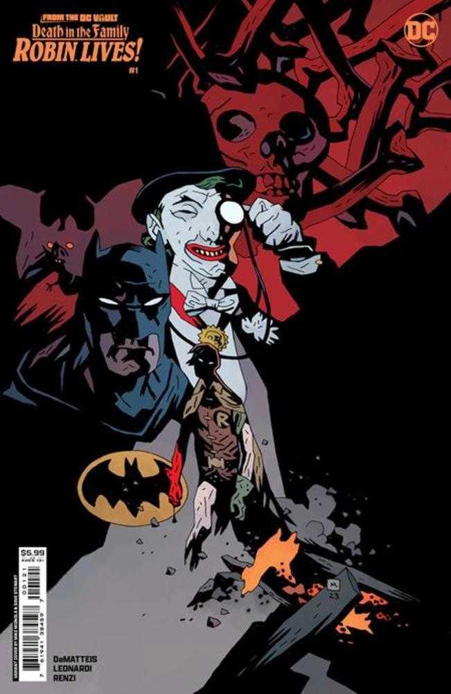 From The DC Vault Death In The Family Robin Lives #1 - Cover B Mike Mignola Card Stock Variant