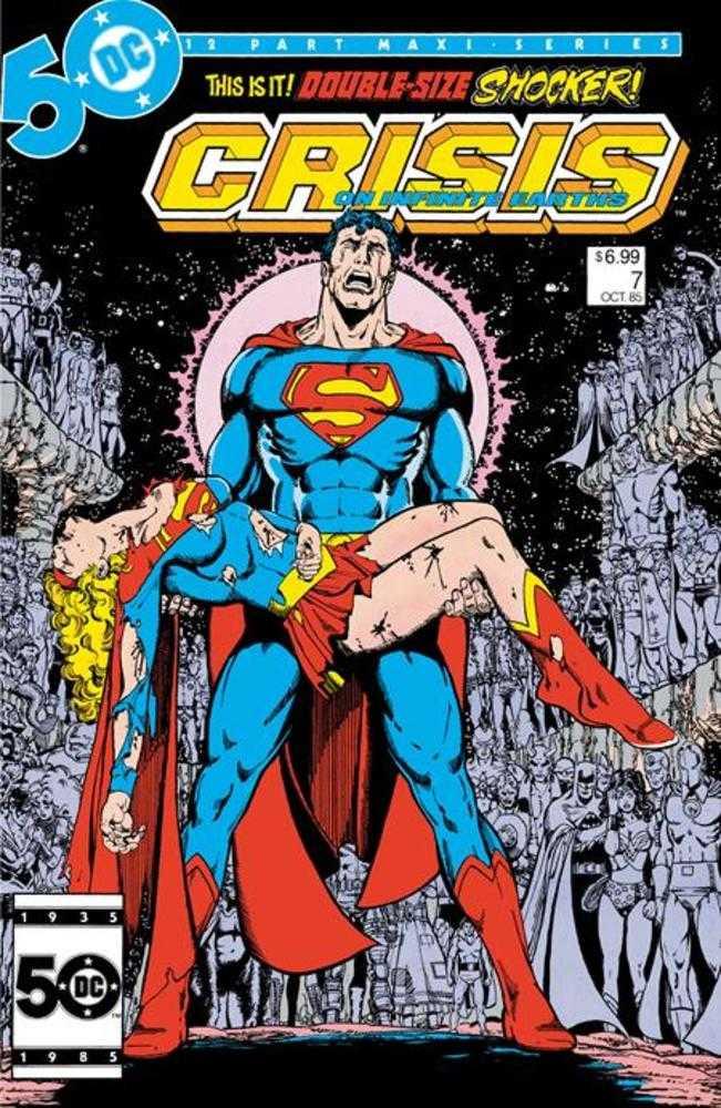 Crisis On Infinite Earths #7 - Facsimile Edition Cover B George Perez Foil Variant