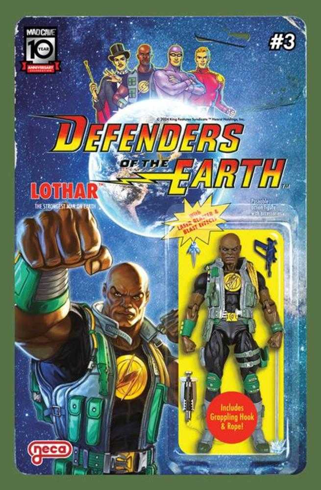 Defenders Of The Earth #3 (Of 8) Cover B Djordje Djokovic Action Figure Cover Variant