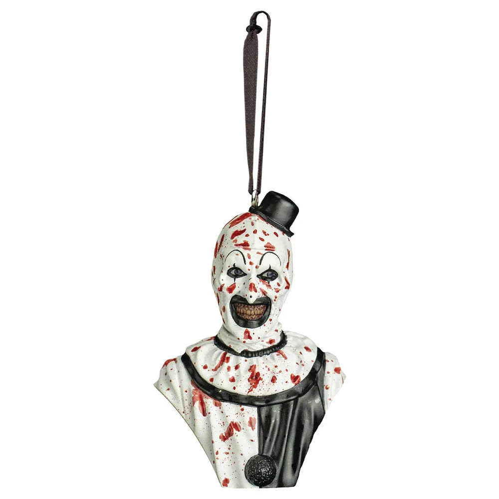 Terrifier Art The Clown Previews Exclusive Blood Splatter Ornament