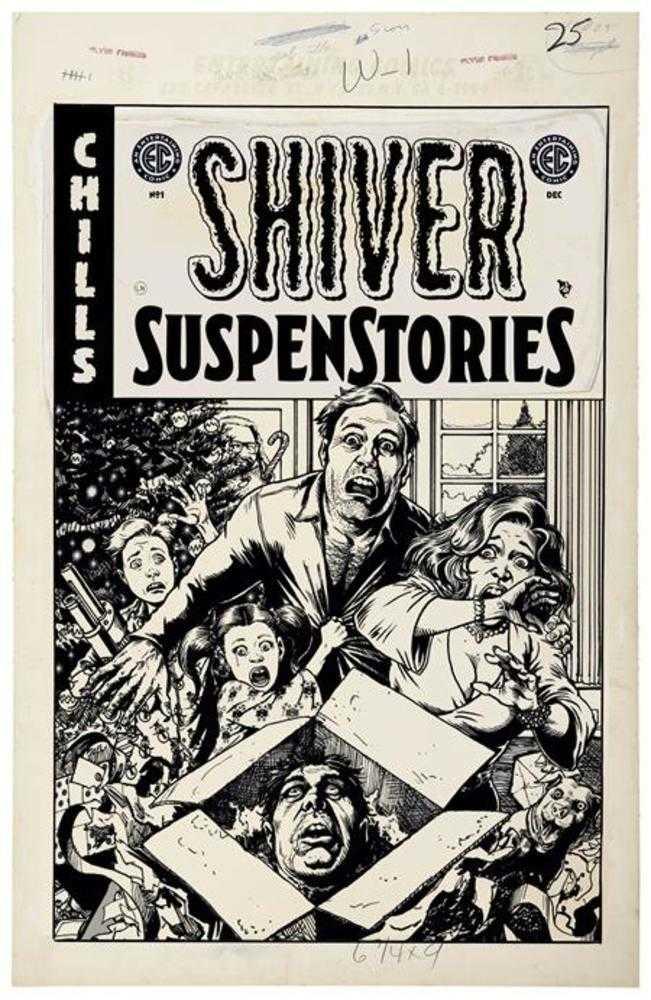 EC Shiver Suspenstories #1 Cover D 20 Copy Variant Edition Robertson Bw