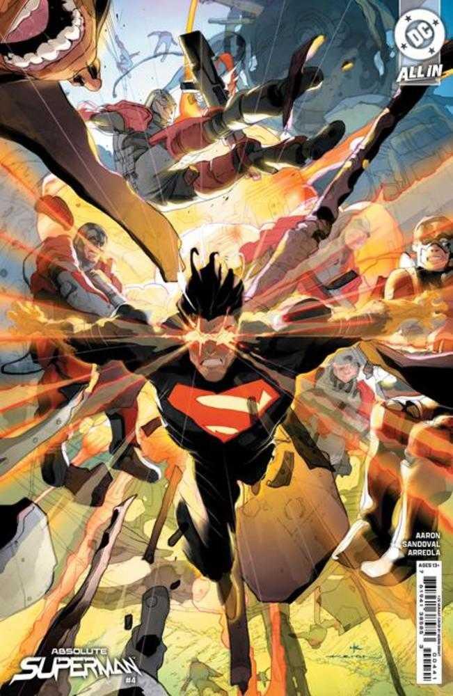 Absolute Superman #4 Cover D 1 in 25 - Keron Grant Card Stock Variant