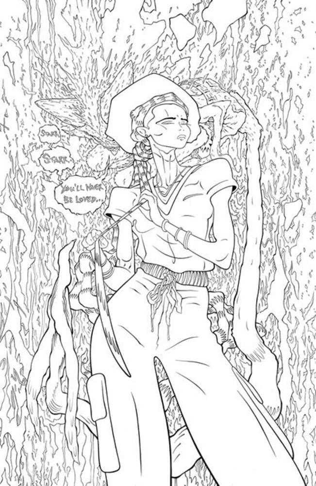 Lucky Devils #3 (Of 9) Cover C 1 in 25 Tradd Moore - Black & White Foil Full Art Variant (Mature)