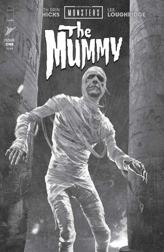 Universal Monsters The Mummy #1 (Of 4) Cover D 1 in 25 Joshua Middleton Classic Horror Black & White Variant