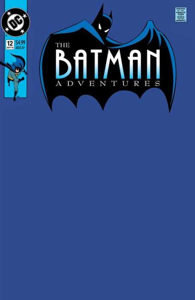 Batman Adventures #12 Facsimile Edition - Cover D Blank Variant