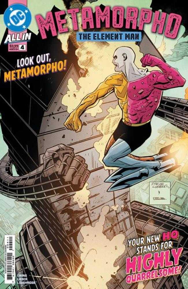 Metamorpho The Element Man #4 - Cover A Steve Lieber