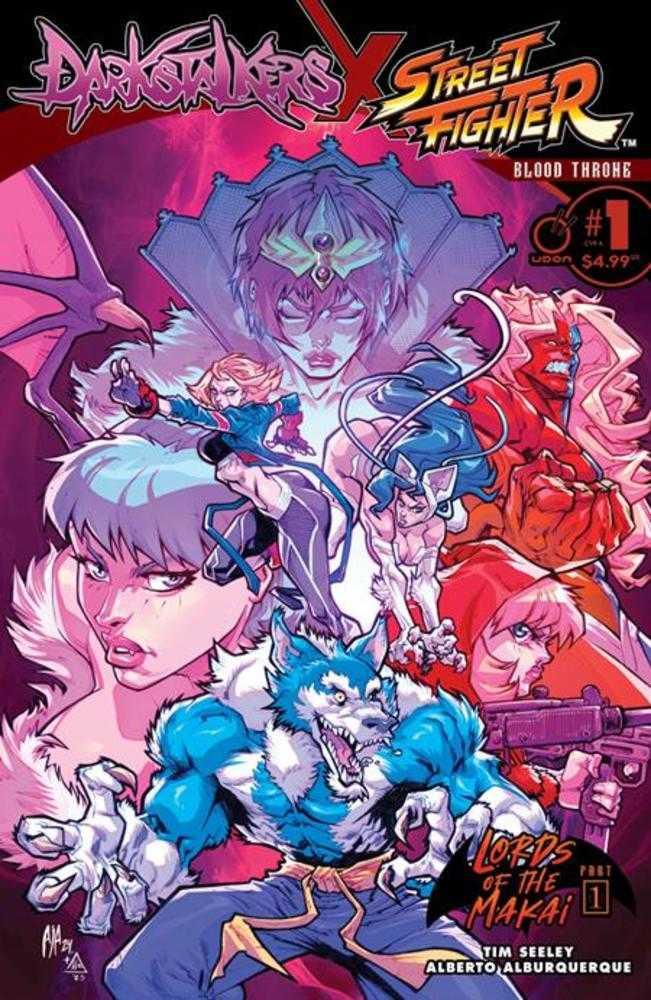 Darkstalkers X Street Fighter Blood Throne #1 - (1 Shot) CVR A Alberto Alburquerque