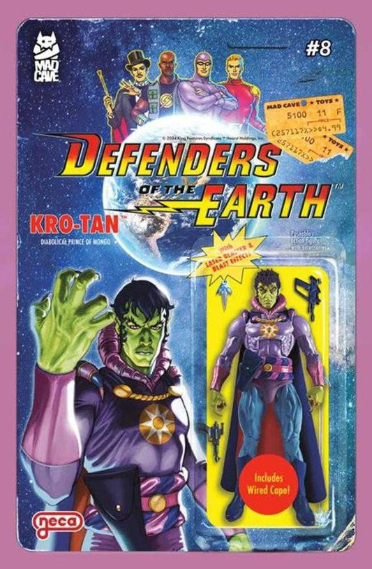 Defenders Of The Earth #8 (Of 8) Cover B Djordje Djokovic Action Figure Variant