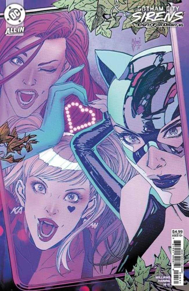 Gotham City Sirens Unfit For Orbit #5 of 5 - CVR C Guillem March Variant