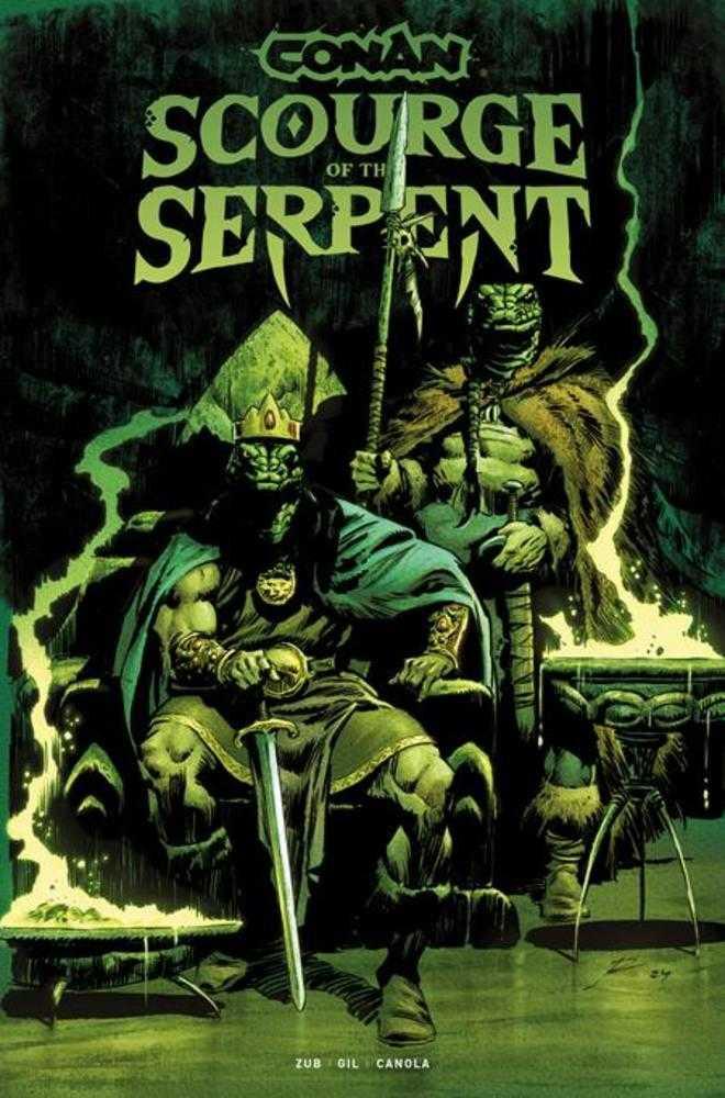 Conan The Barbarian Scourge Of The Serpent #1 (Of 4) Cover G Roberto De La Torre Glow In The Dark Variant (Mature)