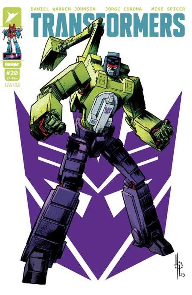 Transformers #20 2 Nd Printing Cover A Jason Howard Decepticon Cover