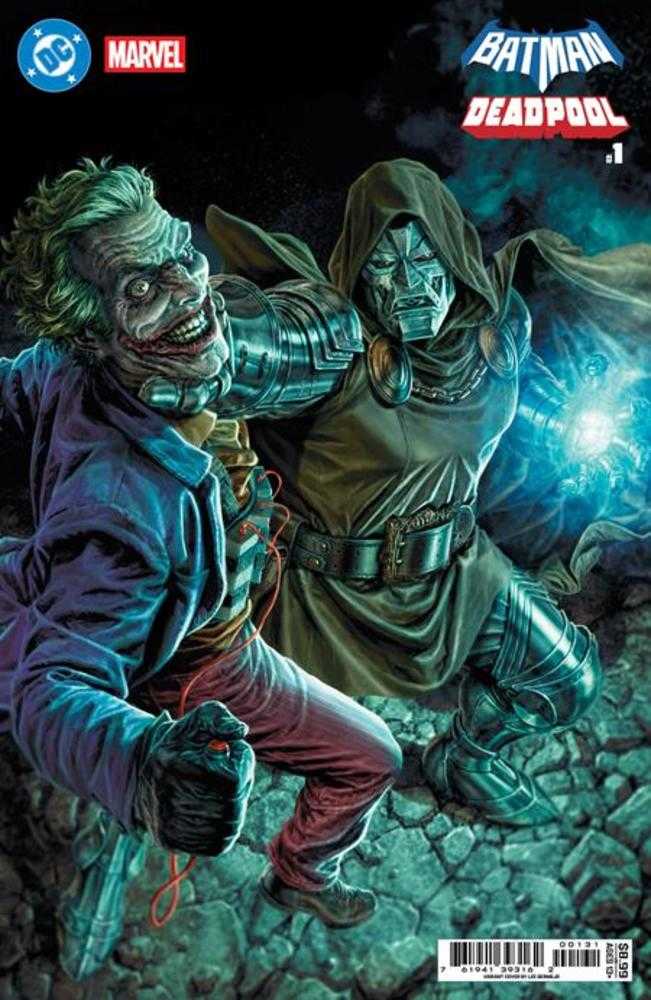 DC Marvel Batman Deadpool #1 - (One Shot) Cover C Lee Bermejo Joker Dr Doom Card Stock Variant