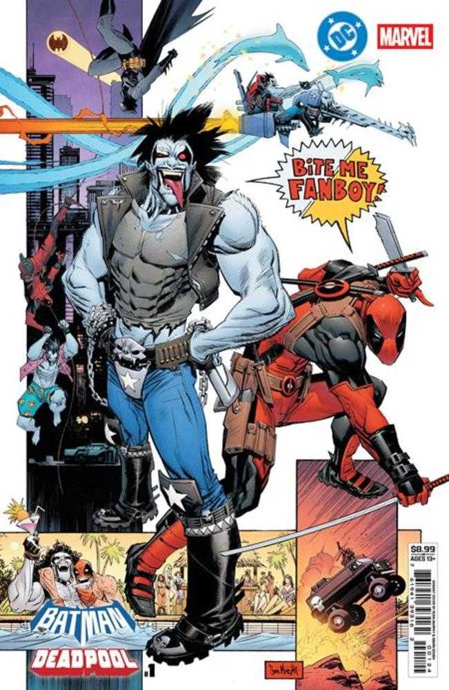 DC Marvel Batman Deadpool #1 - (One Shot) Cover M Sean Gordon Murphy Lobo Deadpool Card Stock Variant