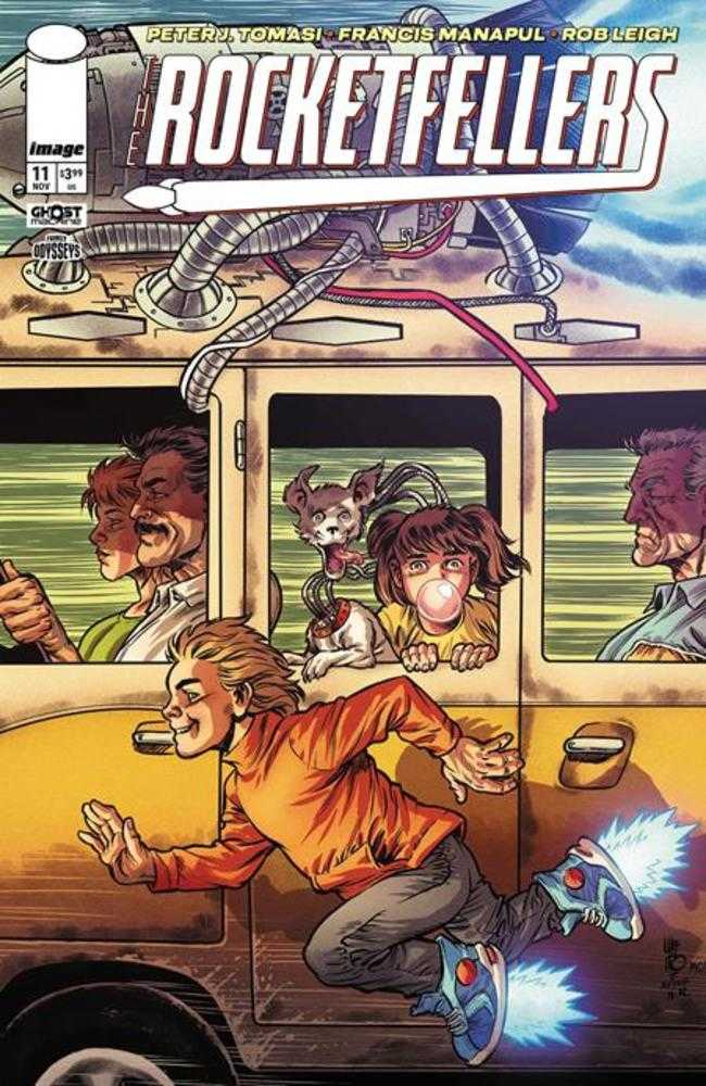 Rocketfellers #11 Cover B Jesus Merino & Morry Hollowell Variant