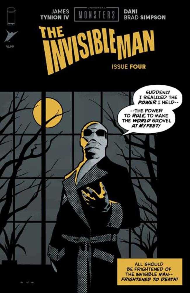 Universal Monsters The Invisible Man #4 (Of 4) Cover C 1 in 10 David Aja Pulp Variant