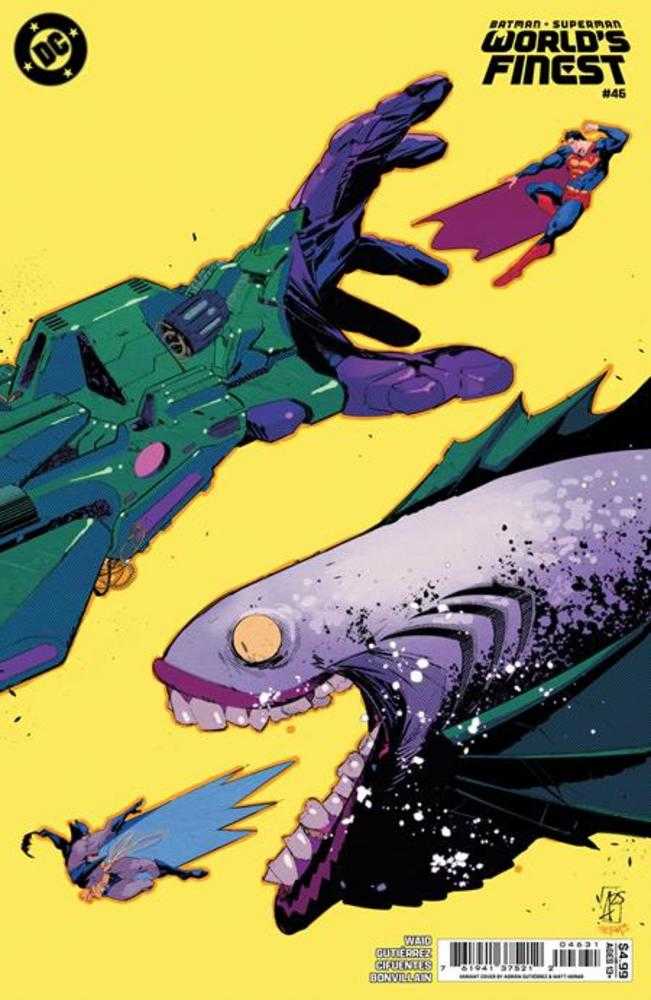 Batman Superman Worlds Finest #46 Cover C Adrian Gutierrez Card Stock Variant