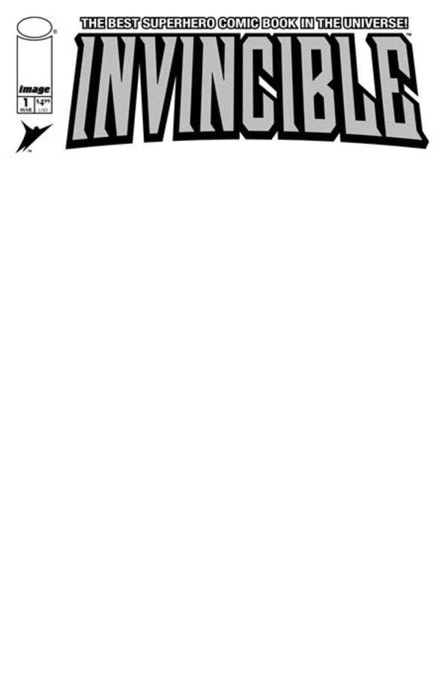 Invincible Foil Edition #1 Reprint - Cover D Blank Sketch Variant