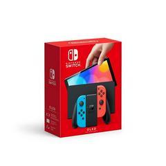 Nintendo Switch OLED with Blue and Red Joy-Con - (Pre-Played) (Nintendo Switch)
