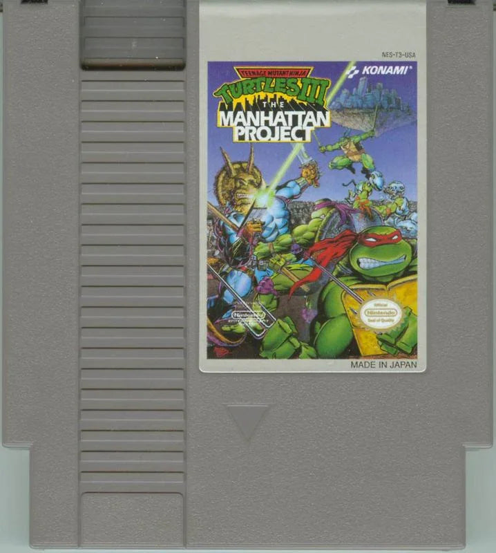 Teenage Mutant Ninja Turtles III The Manhattan Project - (Game Only) (NES)