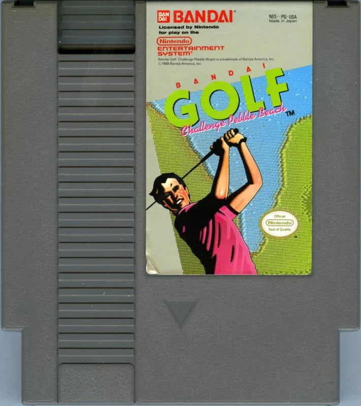 Bandai Golf Challenge Pebble Beach - (Game Only) (NES)