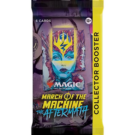 Magic: The Gathering - March of the Machine Aftermath - Collector Booster Pack - Collector Booster - Collector Booster - Collect
