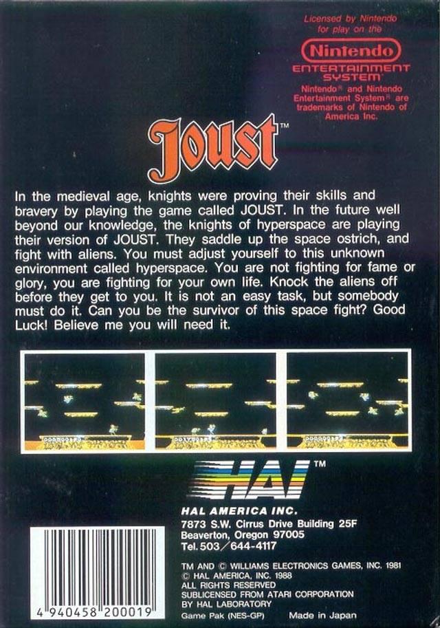 Joust - (Complete) (NES)