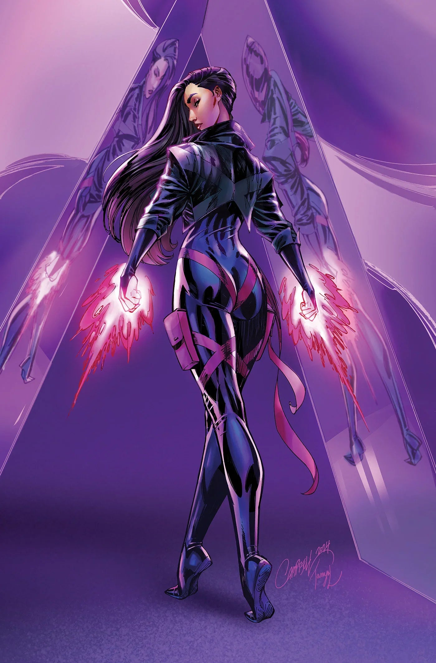 X-men Psylocke ファンアート Feeling butterflies in ur brain 🦋💜…. X-Men #22 Psylocke
