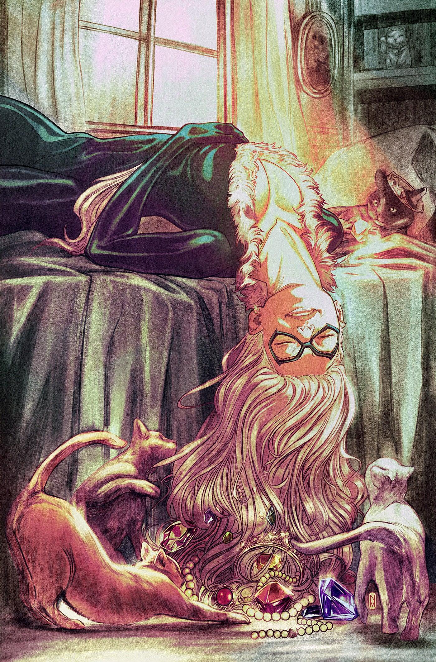 Amazing Spider-Man #1 - 1:50 Virgin Variant Edition Malavia Black Cat