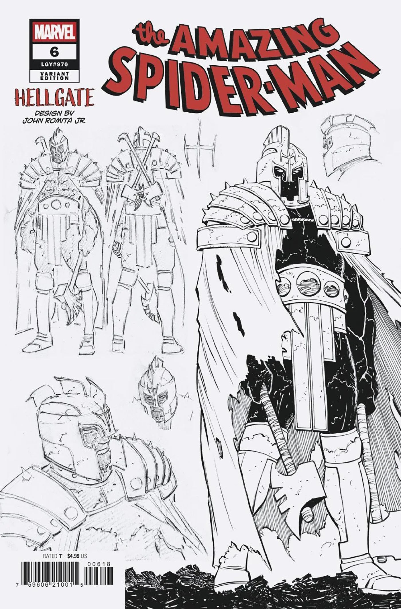 Amazing Spider-Man #6 - John Romita Jr. 1:10 Design Variant