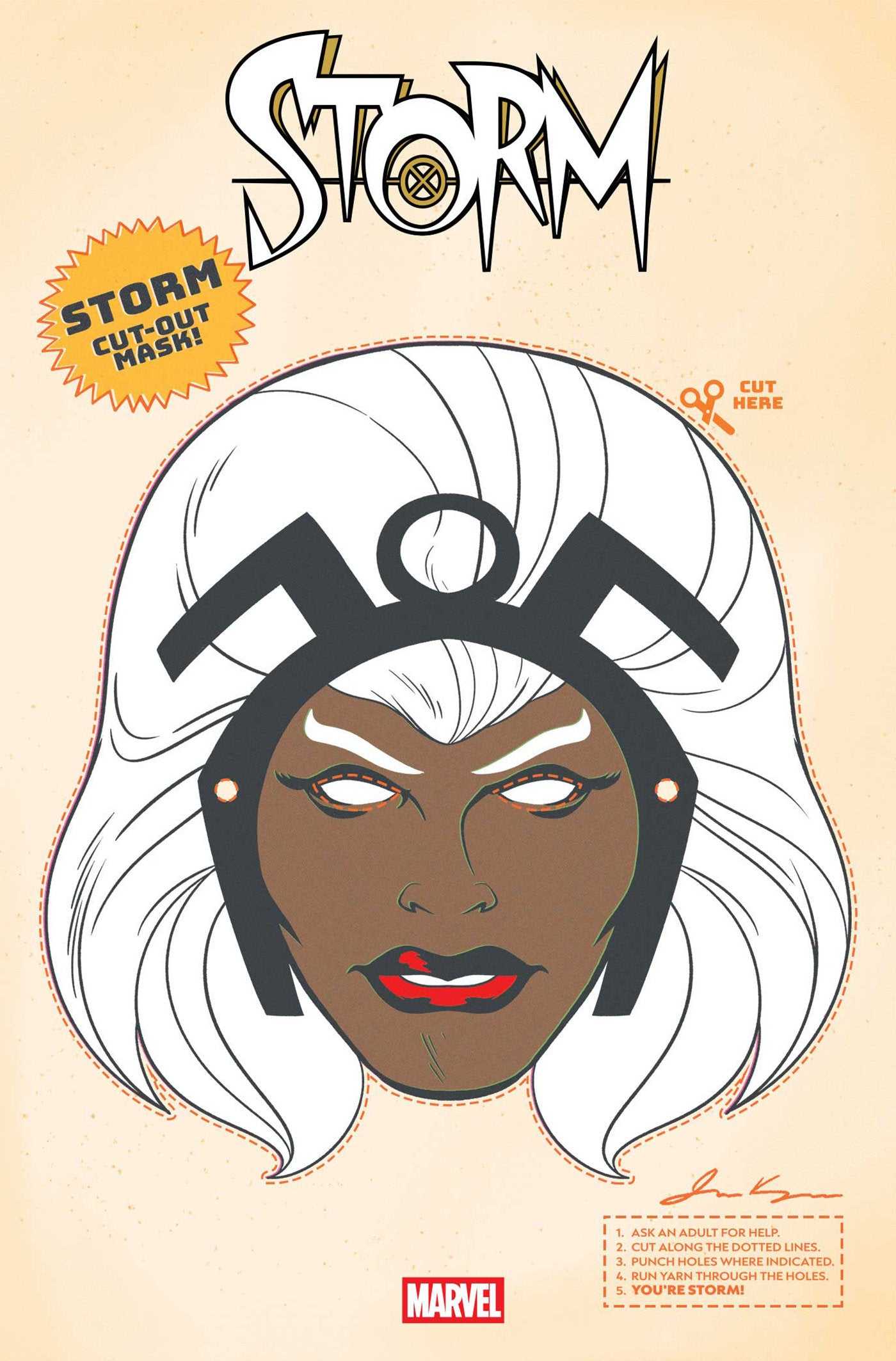 Storm #12 - Retro Halloween Mask Variant