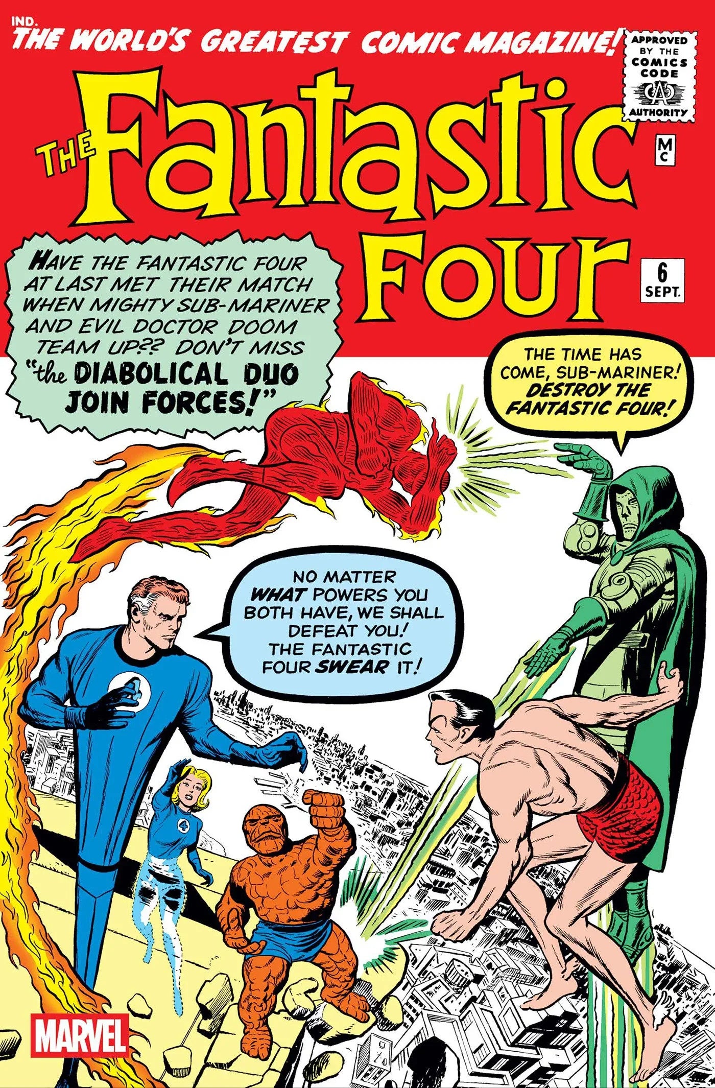 Fantastic Four #6 Facsimile Edition Foil Variant