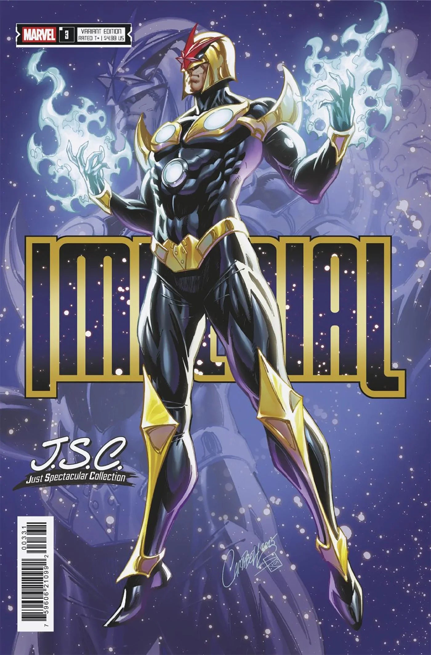 Imperial #3 J. Scott Campbell Just Spectacular Collection Variant