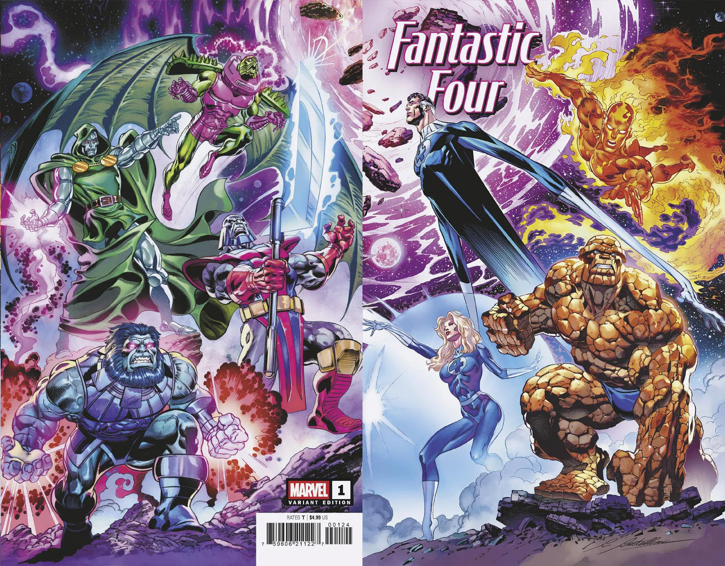 Fantastic Four #1 - Claudio Castellini Wraparound Variant