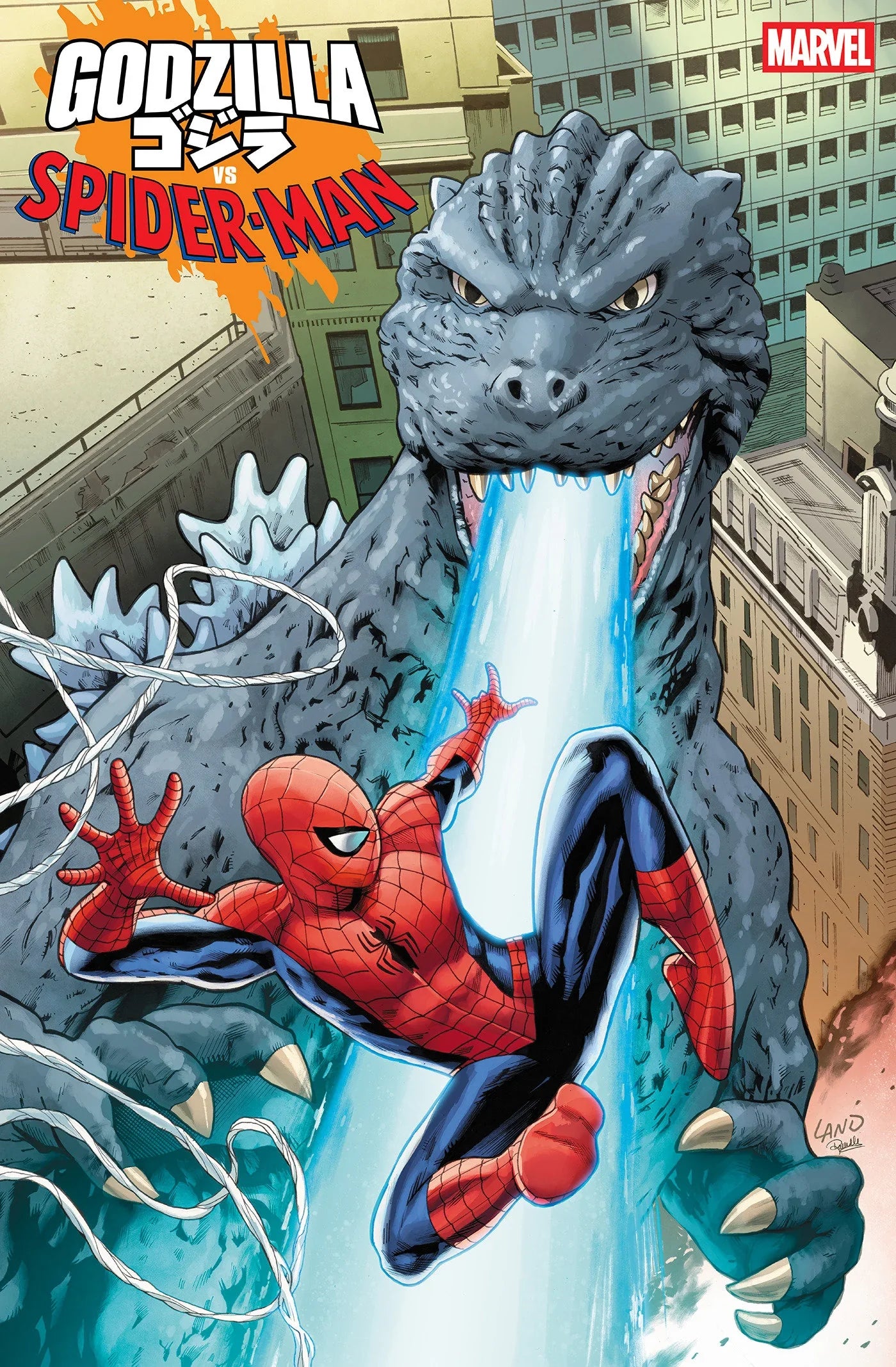 Godzilla vs. Spider-Man #1 - Greg Land Variant