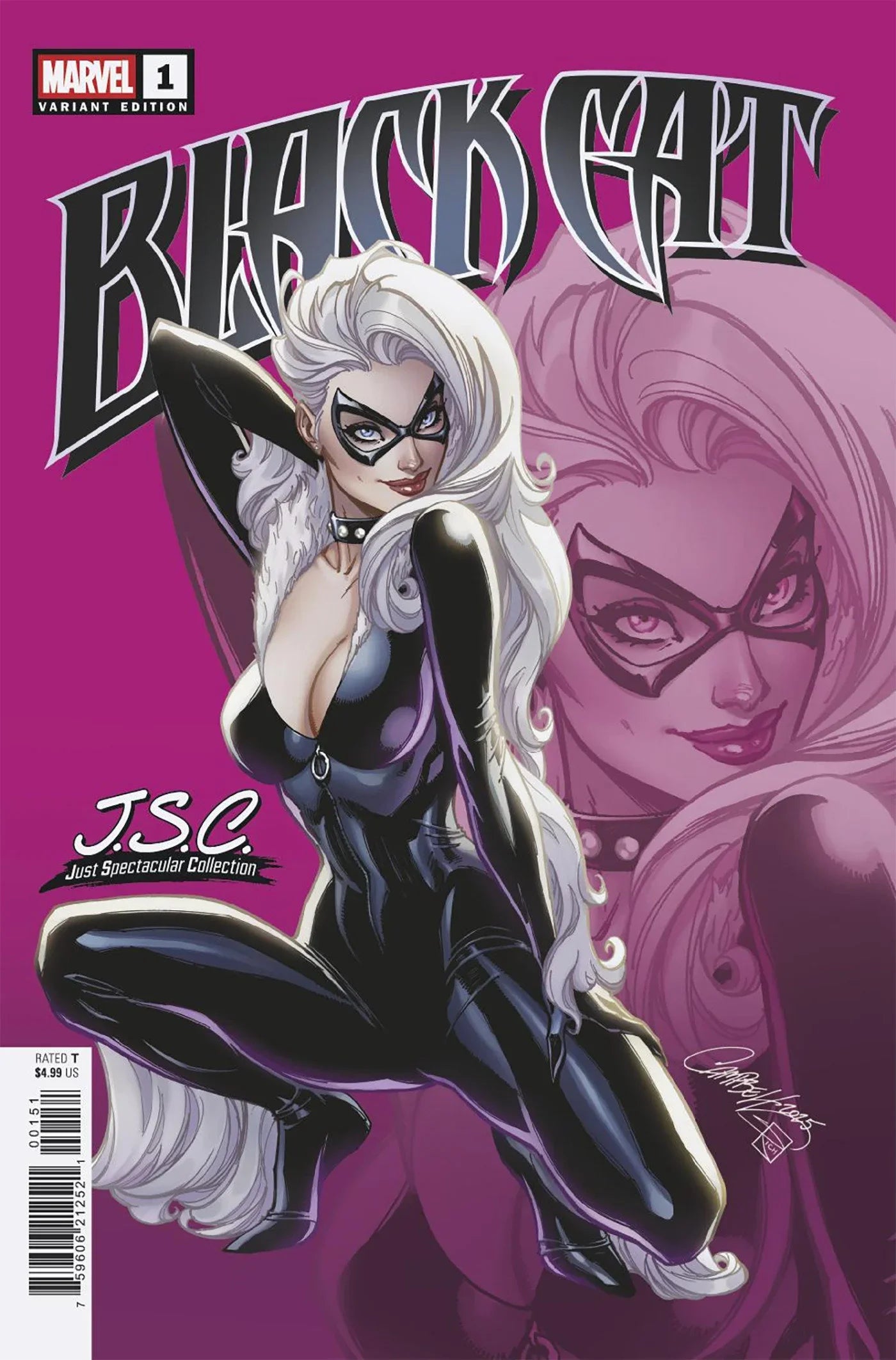 Black Cat #1 J. Scott Campbell Just Spectacular Collection Variant