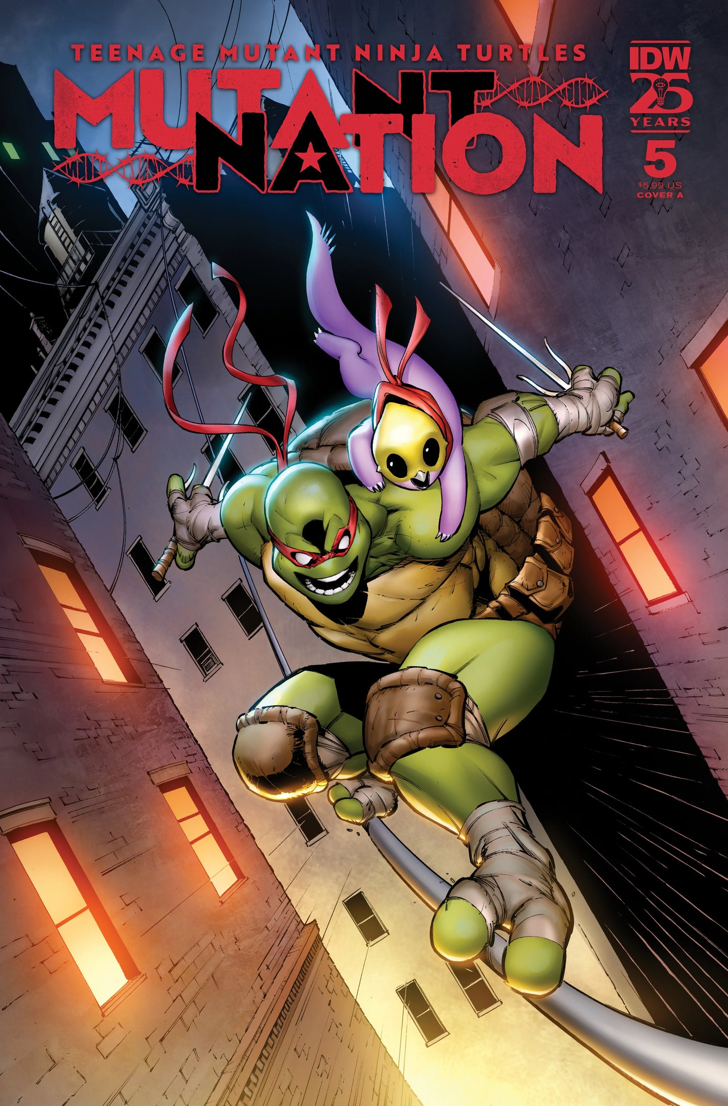 Teenage Mutant Ninja Turtles Mutant Nation #5 - Cover A Dunbar