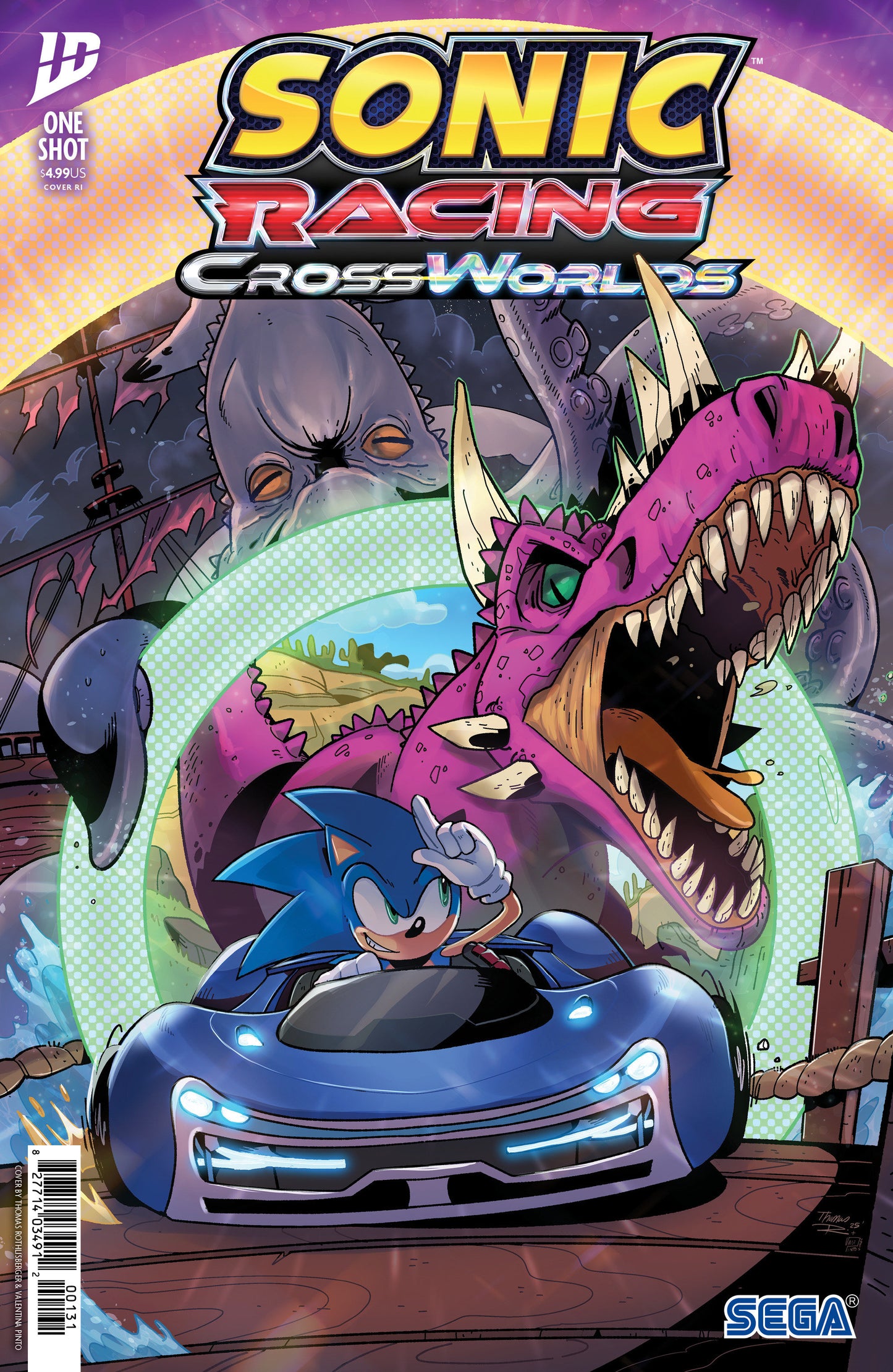 Sonic The Hedgehog: Sonic Racing Cross Worlds - Variant Ri (10) (Rothlisberger)