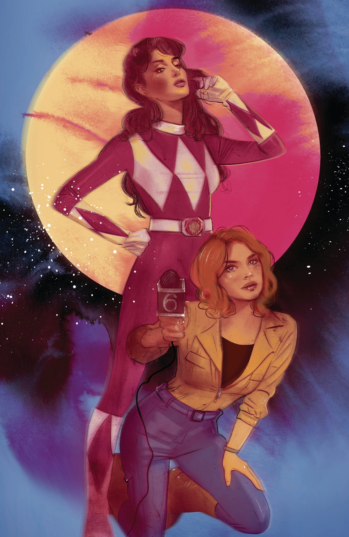 Mighty Morphin Power Rangers/ Teenage Mutant Ninja Turtles III #1 H 1:20 Variant Edition Boom 20th Anniversary Variant (Full Art, Lotay)