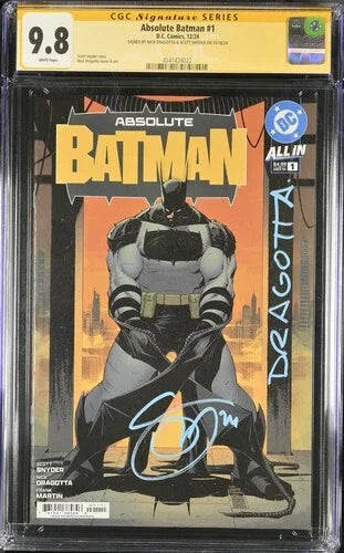 Absolute Batman #1 - CGC Signature Series 9.8