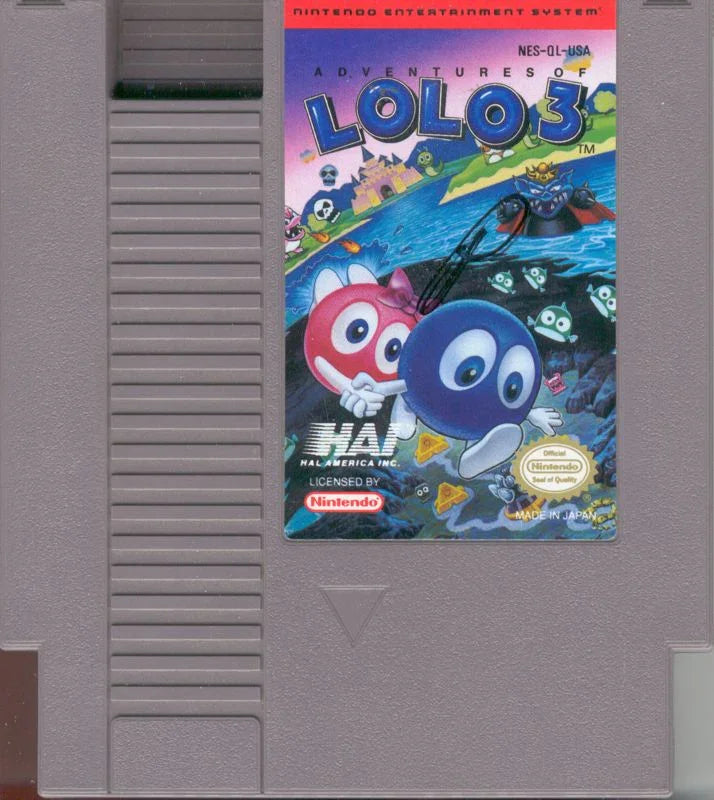Adventures of Lolo 3 - (Game Only) (NES)