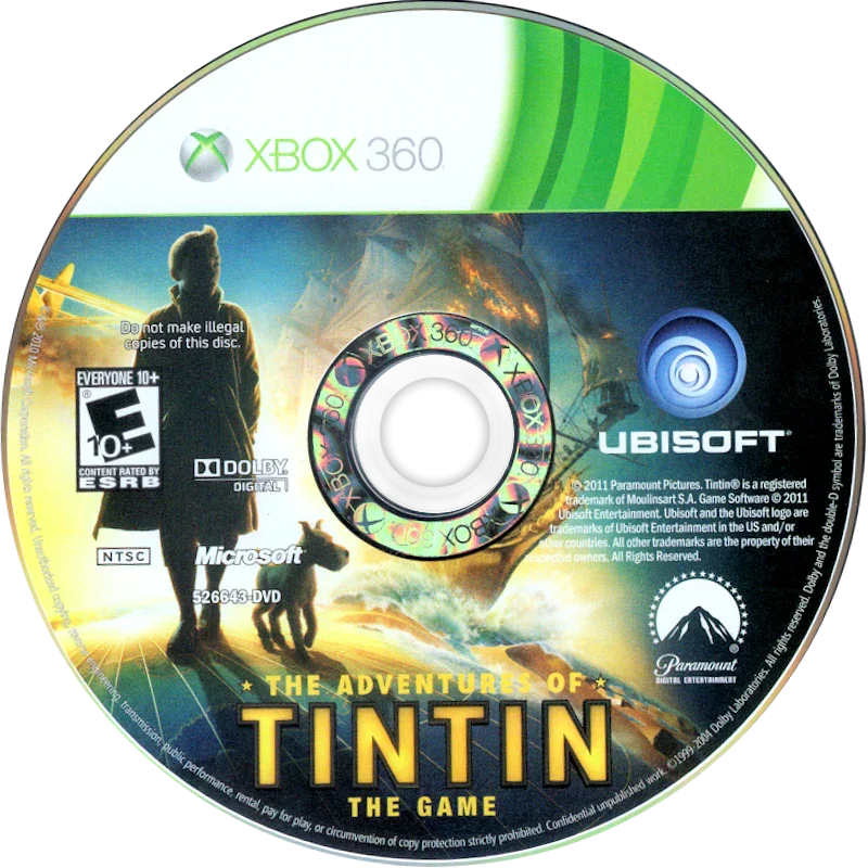 Adventures of Tintin: The Game - (Game Only) (Xbox 360)